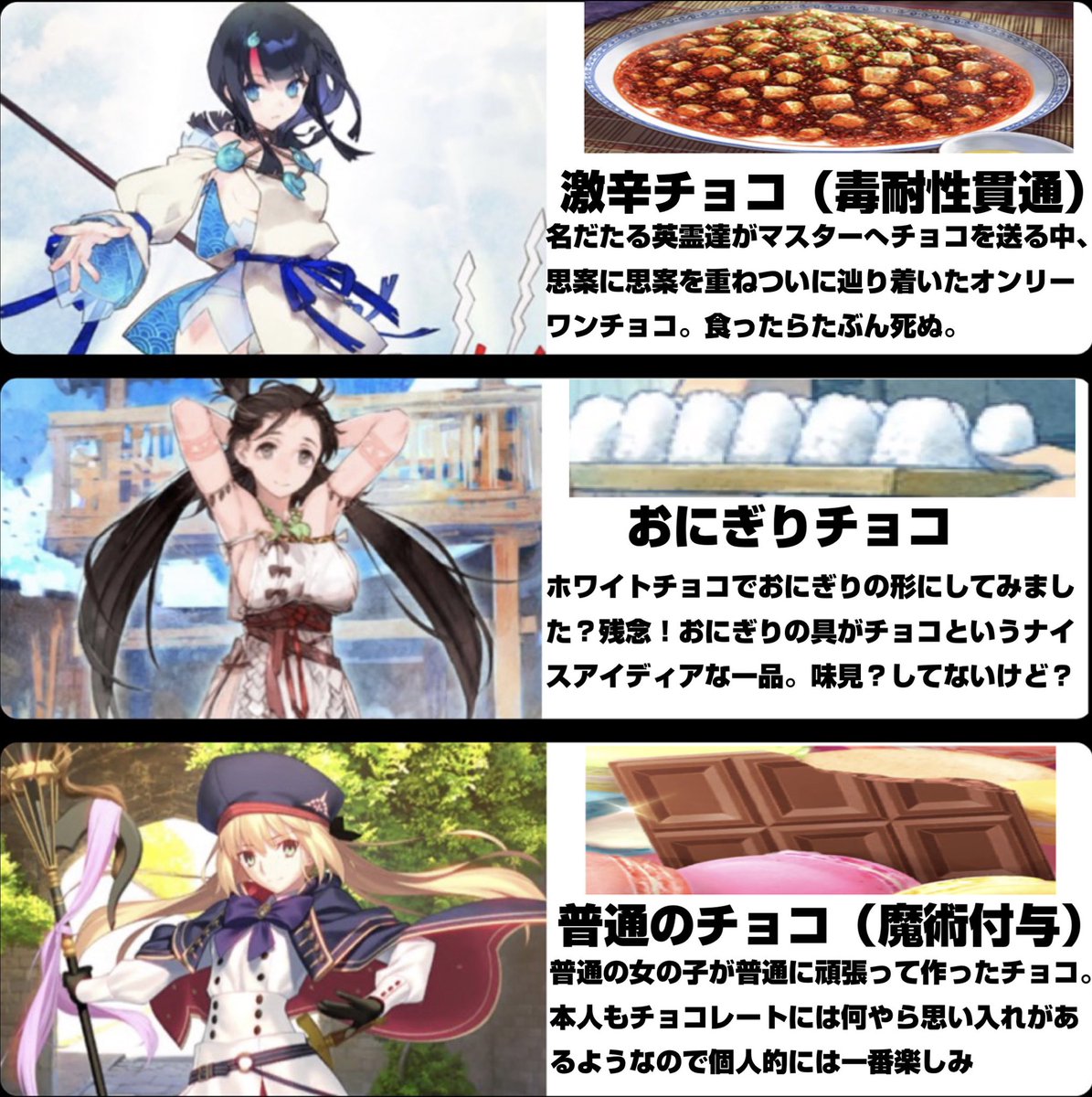 Fgo 期待度ssr級が多すぎて楽しみすぎる今年のバレンタインイベ