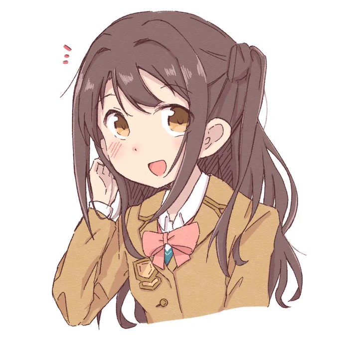 「現役アイドルの島村さんと目が合っちゃった」(らくがき 