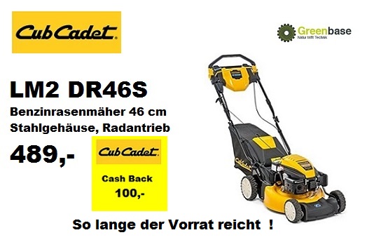 Wer da meint es wäre noch Zeit der irrt! Jetzt gibt es die Knallerangebote! Cash Back Aktion von Cub Cadet,NUR im Fachhandel! greenbase-gathmann.de