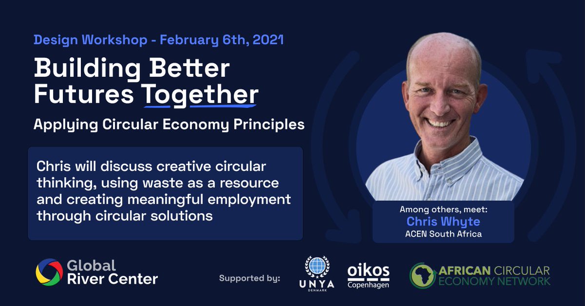 rivercentr's tweet image. Another talented individual joining us for next weeks workshop is Chris Whyte from the @AfriCANcircular 

If you would to learn from Chris and have the chance to see your ideas implemented into the design of our River Centers
please apply here: forms.gle/mioLbQCB4PKUyV…