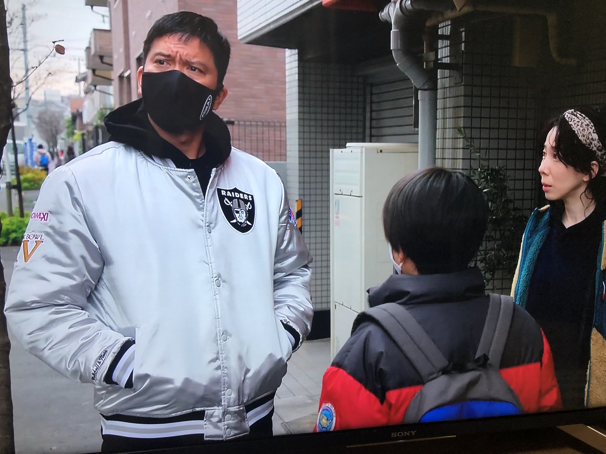 長瀬着 90s RAIDERS STADIUM JACKET YOKOHAMACHOPPERS challenger porkchop ネイバーフッド チャレンジャー ビンテージ 激レア レイダース NFL スタジャン マジェスティック ブラック 長瀬智也 激