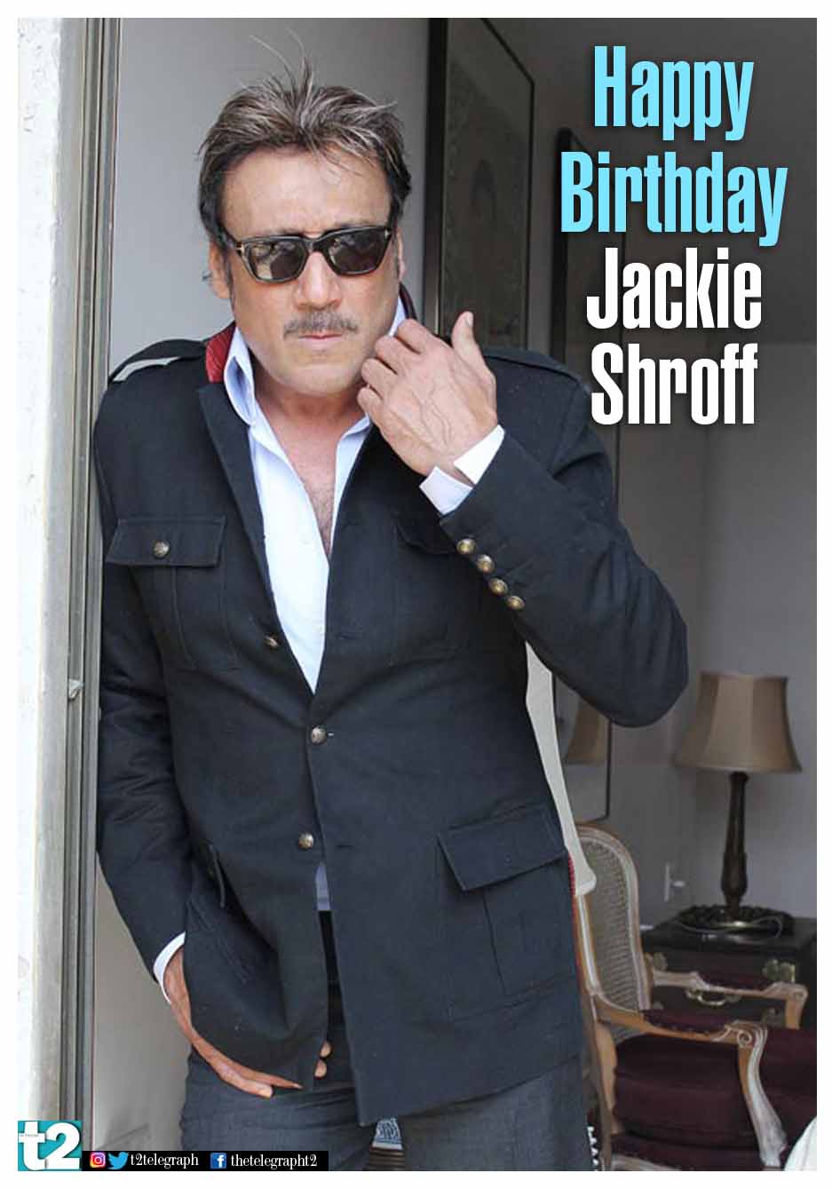 T2 wishes the always cool and bindaas Jackie Shroff a very happy birthday! 