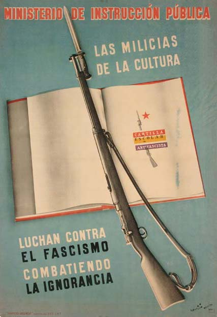 30/1/1937: El Gobierno de la República crea las Milicias de la Cultura, que combatirán el analfabetismo en los frentes de guerra.