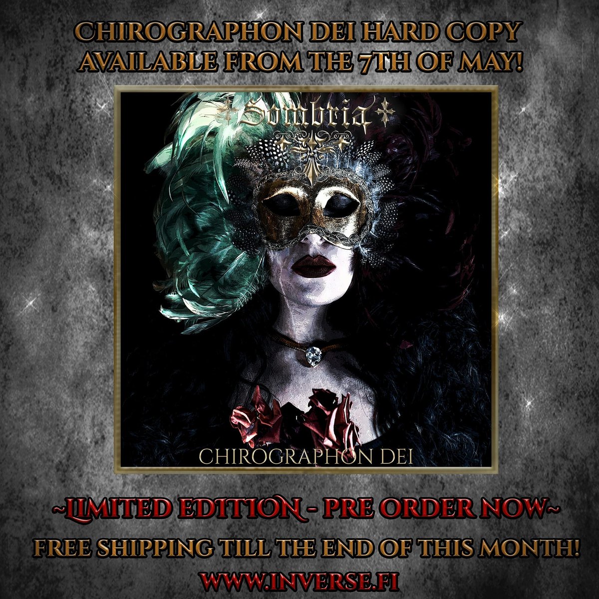 🔥Due to high demand  Chirographon Dei album will be also released on CD!🔥

CD Pre-order available now. Free shipping for orders that are made on January!!
Order at inverse.fi
@inverserecords

#cd #albumrelease #chirographondei #ordernow #limitededition #doom