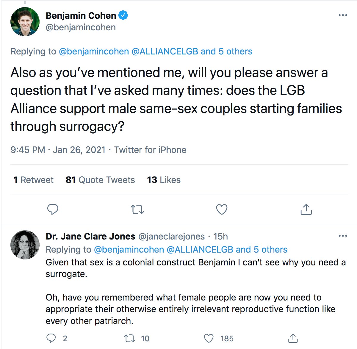 2.  https://twitter.com/benjamincohen/status/1354183719217729537?s=20