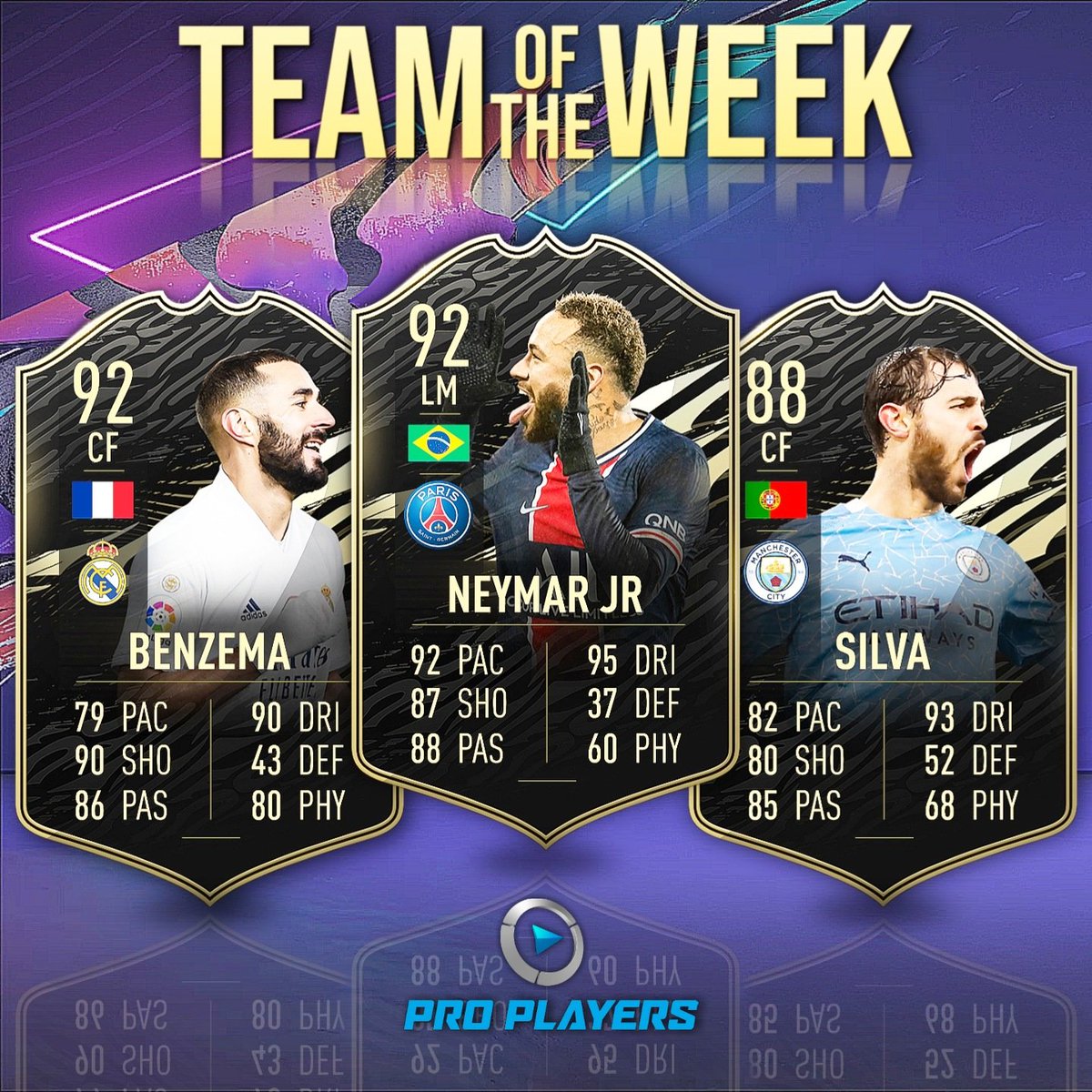 proplayersNL's tweet photo. Who have you packed this week? If Neymar or a TOTY or maybe both?👀

#ProPlayers #eSports #Playstation #FIFA #Toernooi #Online #Gaming #Game #Videogame #Winner #Play #Games #Tournament #fut #PS4 #FIFA21 #PS5#FUT #FUT https://t.co/yBWOMoT32M