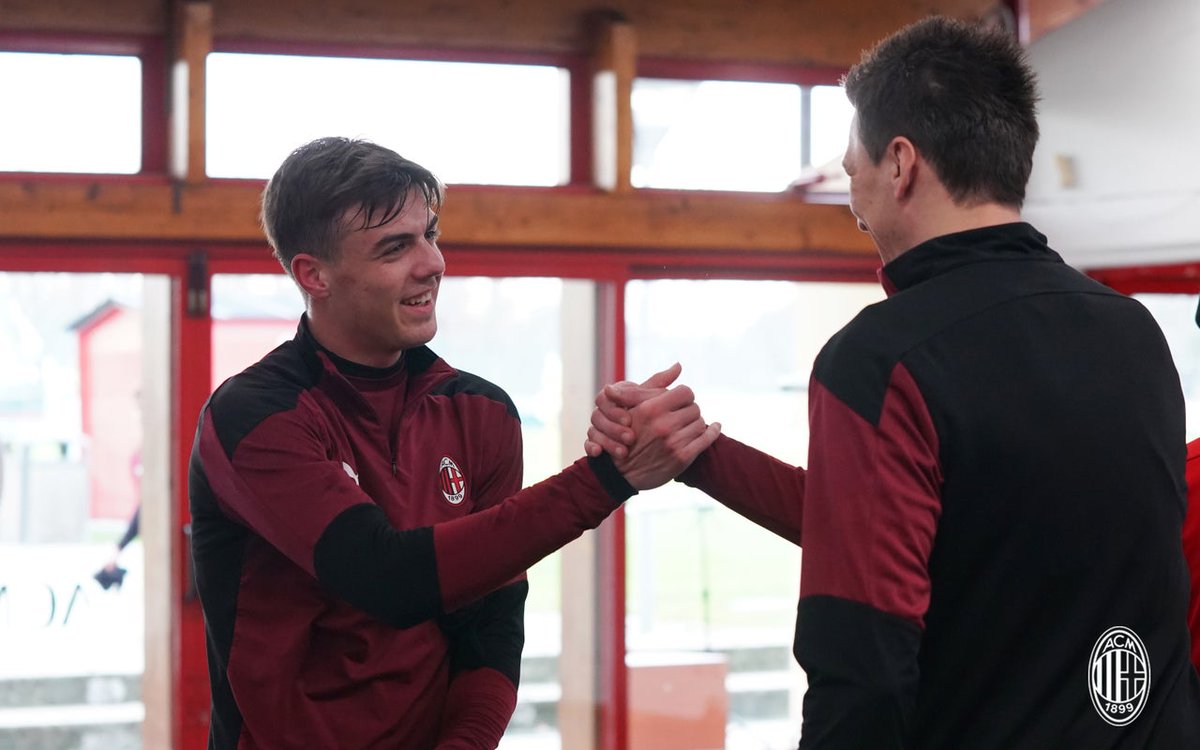 Daniel Maldini during training this month