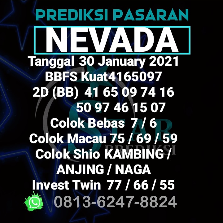 Prediksi Nevada Hari SABTU Tanggal 30 JANUARI 2021

Semoga JP dan tetap ups (Utamakan Prediksi Sendiri)
Info prediksi lainnya: 0813-6247-8824

#prediksinevada #bocorannevada #angkajadinevada #nvdjitu #nevada #rumuspasarannevada