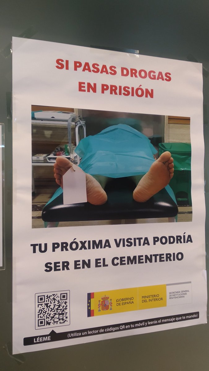 É deformaçom minha, ou a publicidade que o 'Ministerio de Interior' dirige às visitas dos presos em Teixeiro é umha selvajada que nos assinala gratuitamente como "suspeitas", tem ressaibos mafiosos e rompe todos os estándares de "decoro" e comunicaçom institucional?