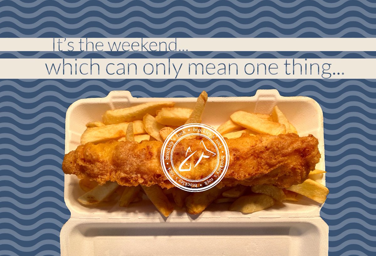 BrockleysRock's tweet photo. Treating yourself is important... whether that’s to a Saturday night takeaway or swapping your Sunday roast for a chippy, we’ve got you covered! 👍

#fishandchips🐟 #sundayfunday #saturdaynight #treatyoself #goodfoodgoodmood #takeaway #chippylife #msccertified https://t.co/xOfsBEeiMK