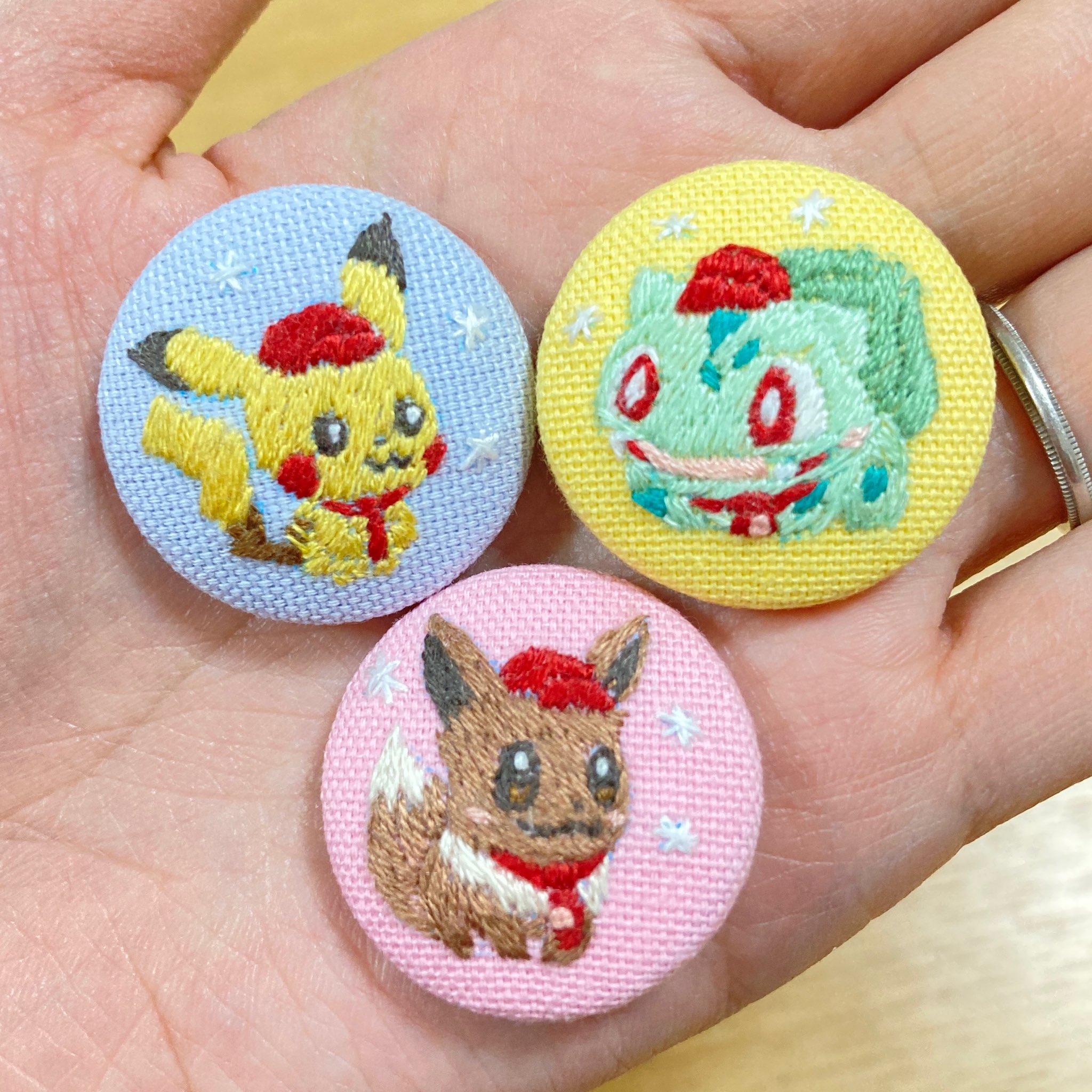 ポケモン 刺繍入りくるみバッジコレクション ほんわかぽかぽか