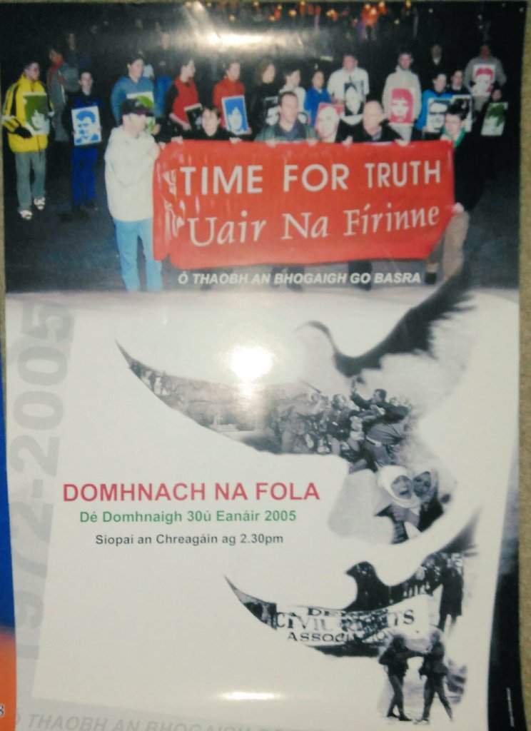 Some posters for Bloody Sunday commemorations