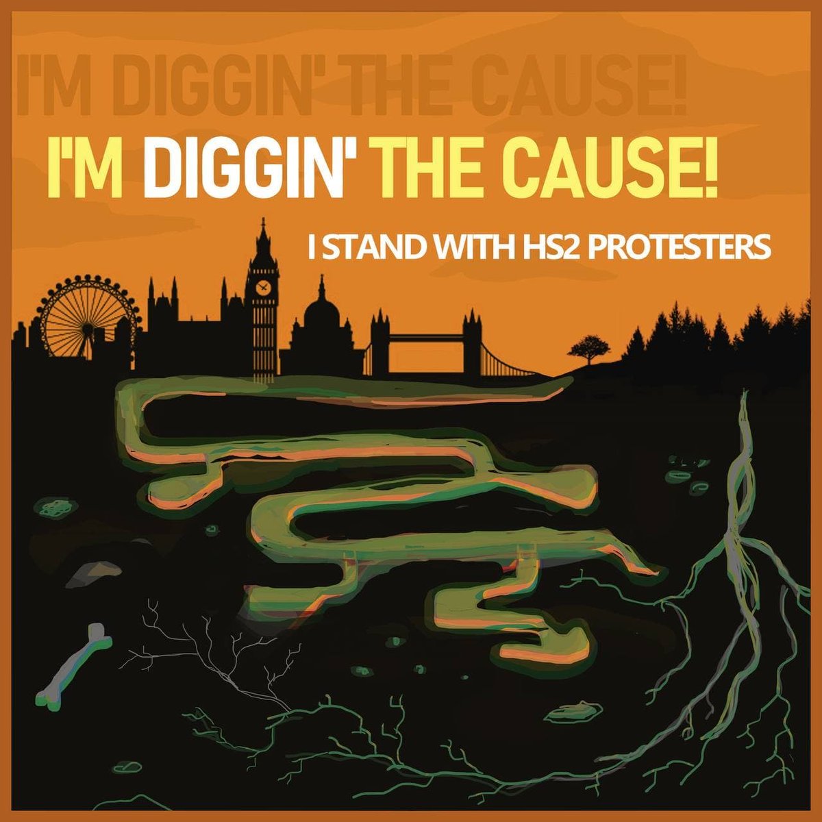 ❗️Remote Action ❗️
Most of us are at home because of covid, but we can still voice our support. Please copy this graphic &amp; share widely with messages of support.#StopHS2 #BattleForEuston #HS2 #StopEcocide #HS2Rebellion
Let’s make some noise, only people power will stop HS2!