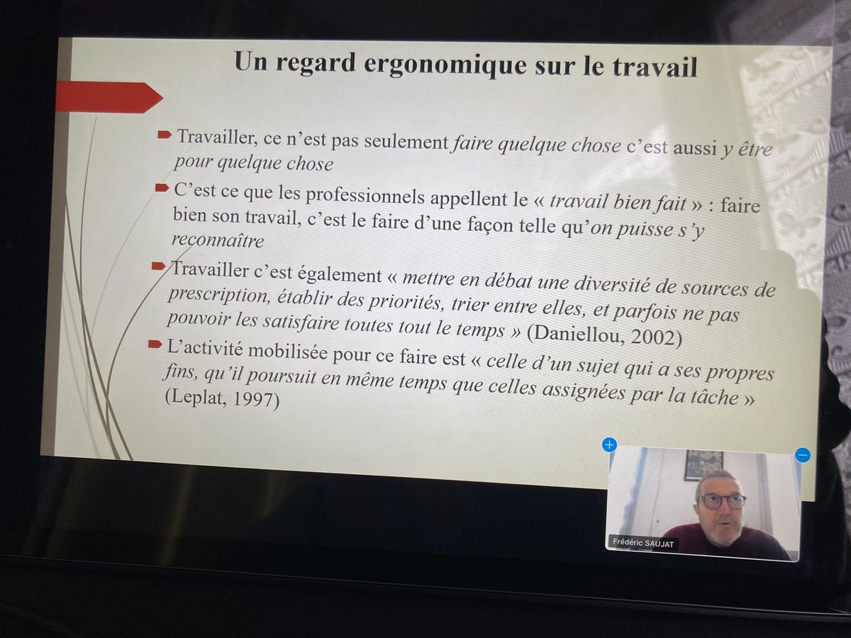 IsabelleLacaton's tweet photo. « Reprendre la main sur le métier et retrouver du pouvoir d’agir : oui mais comment ? » Conférence de Frédéric Saujat, enseignant chercheur #education #maternelle #GFEN #ParlonsTravail @AssociationGfen https://t.co/ovmrnqYcEt
