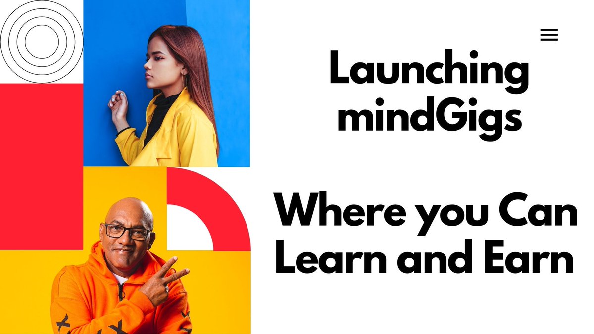 #commingsoon #mindGigs #staywithus 
mindGigs offers a platform to learn and earn. By connecting students all over the world to the best instructors, we are helping individuals reach their goals and pursue their dreams.
#mindgigs