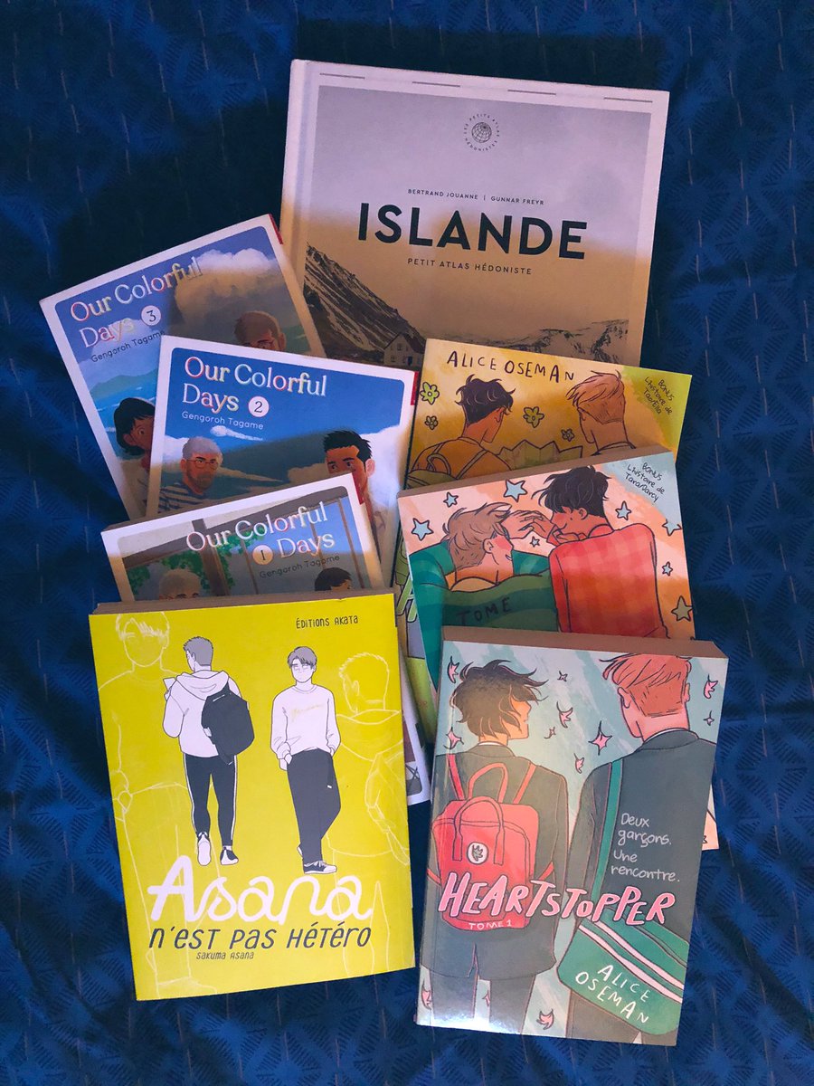 mijuuumijuuu's tweet photo. Et voilà 💁🏻‍♂️ #OurColorfulDays #Asananestpashétéro #Heartstopper #Book https://t.co/5QVR2Jv1Ry