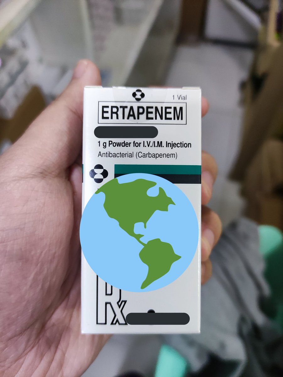 Ertapenem - a Carbapenem with NO activity against pseudomonas aeruginosa; may be used instead of meropenem for non-pseudomonal infections.