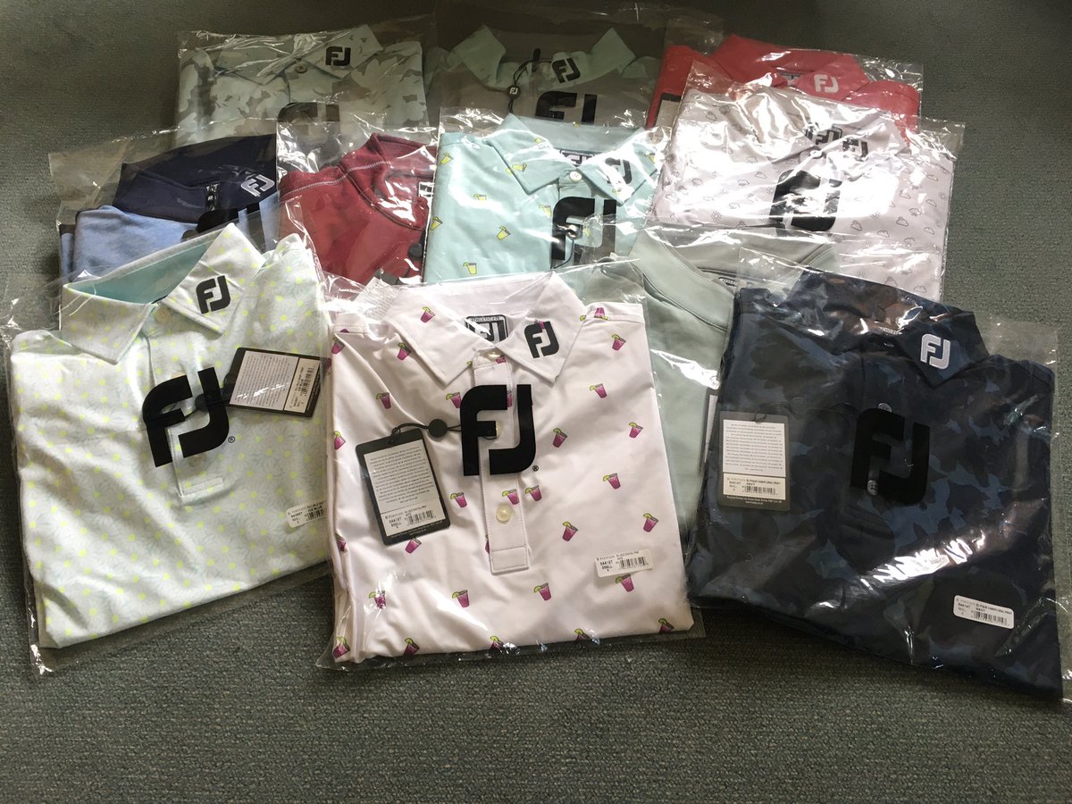 Thanks a lot <a href="/FootJoyEurope/">FootJoy Europe</a> for these beautiful stuff!! New season new look 😍👌👊!!