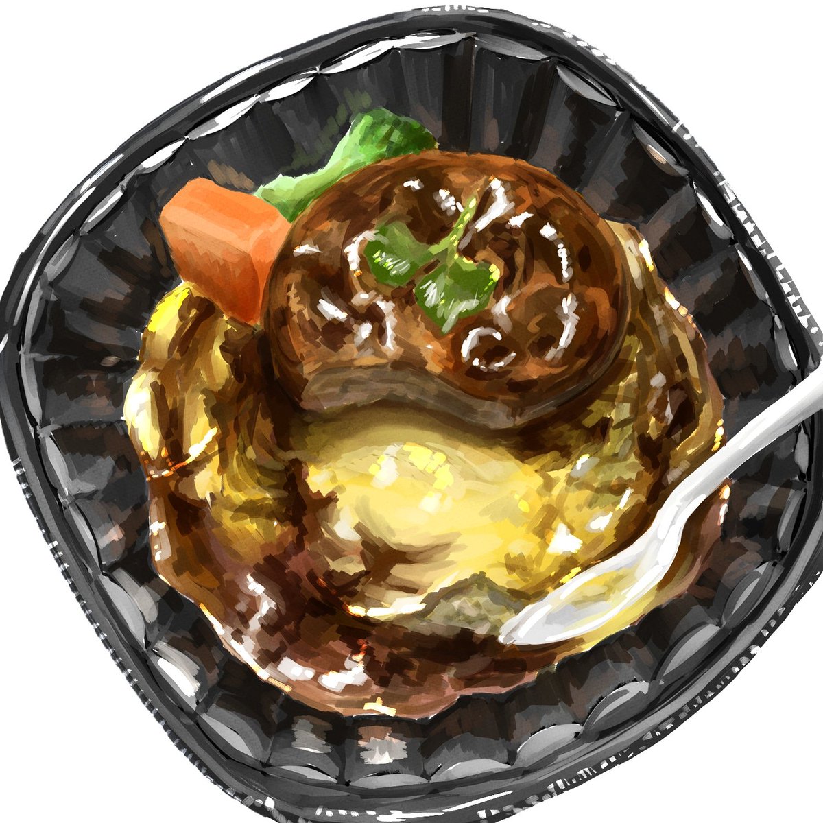 ヤムポム 美味いイラスト 最近の 美味いイラスト です 更新頻度は相変わらず遅いですが これからも美味いもの食べて 美味いイラスト描いてこ 絵描きさんと繋がりたい イラスト好きな人と繋がりたい 食べ物イラスト Illustration