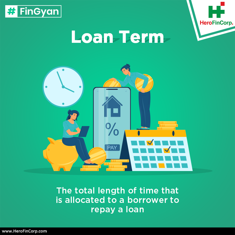 HeroFinCorpLtd's tweet photo. Loan Term is the span of time during which a borrower makes monthly payments towards any loan.
Did you know about this? Reply with the hashtag #FinGyan.
#HeroFinCorp #loanterminology #Finance #LoanTerm #Loan https://t.co/42kjAI5mb5
