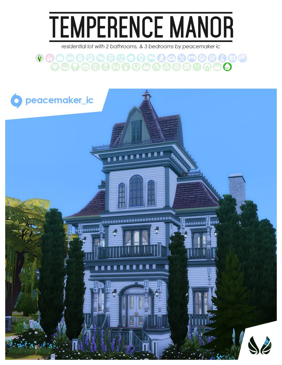Peacemaker_ic's tweet photo. Paranormal Promenade - Two Houses for the Paranormal Stuff Pack: https://t.co/7vXgluRurc https://t.co/moyIkdiHb8