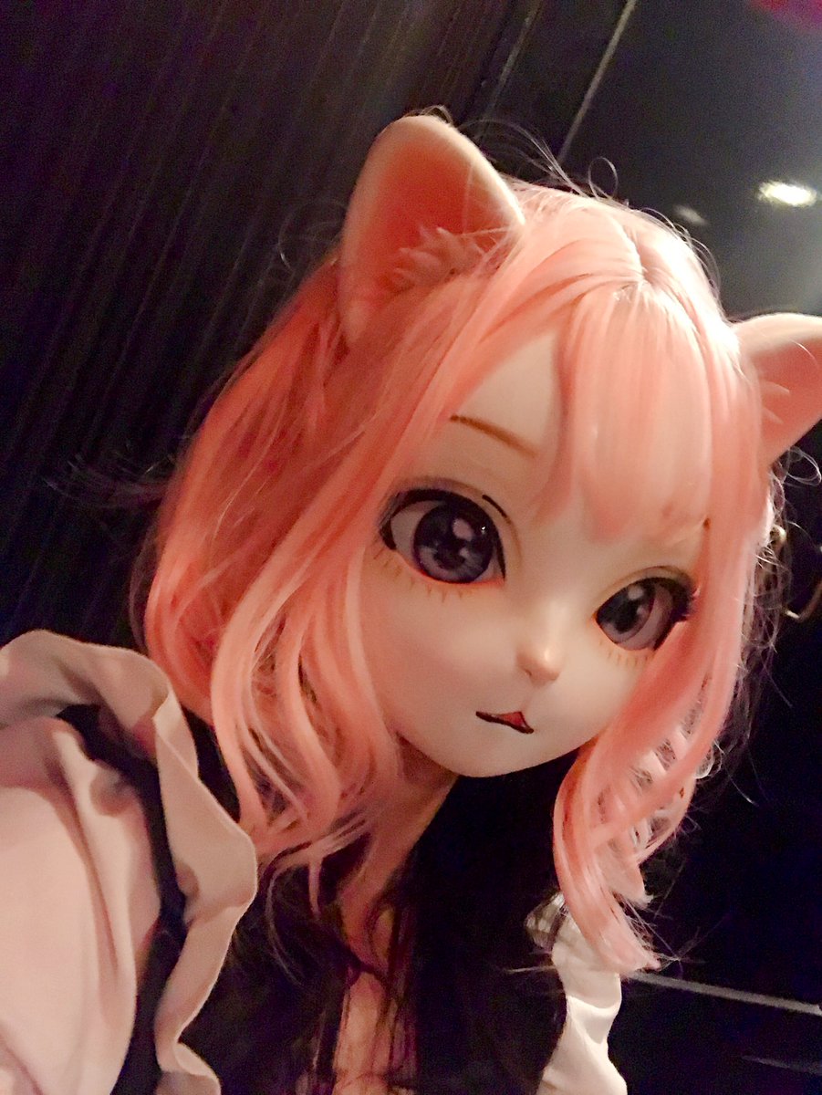 こはく Club Tight 今日はかわいいかわいい被り物着けさせて頂いた 美少女になりました 嬉しい フェチクラブタイト 被り物 ドール メイドさん