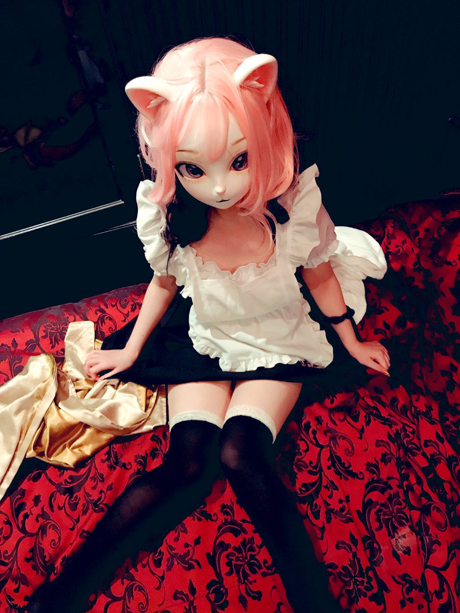 こはく Club Tight 今日はかわいいかわいい被り物着けさせて頂いた 美少女になりました 嬉しい フェチクラブタイト 被り物 ドール メイドさん