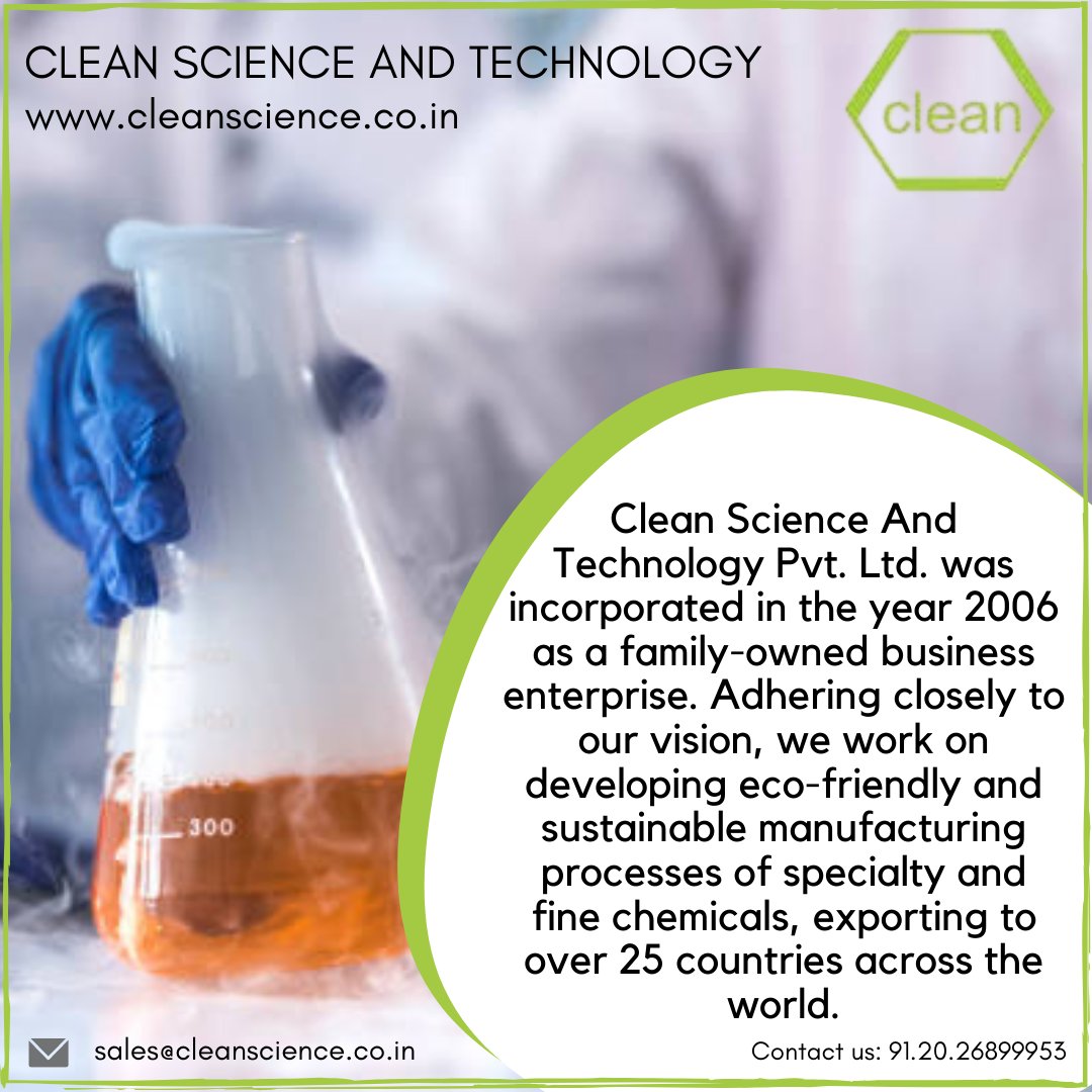 Clean Science and Technology is leading Manufacturer and Exporter of Dicyclohexylcarbodiimide in India and Global. 

Visit cleanscience.co.in for more details

#Exporter #Supplier #Guaiacol #Chemical #Technology #Science