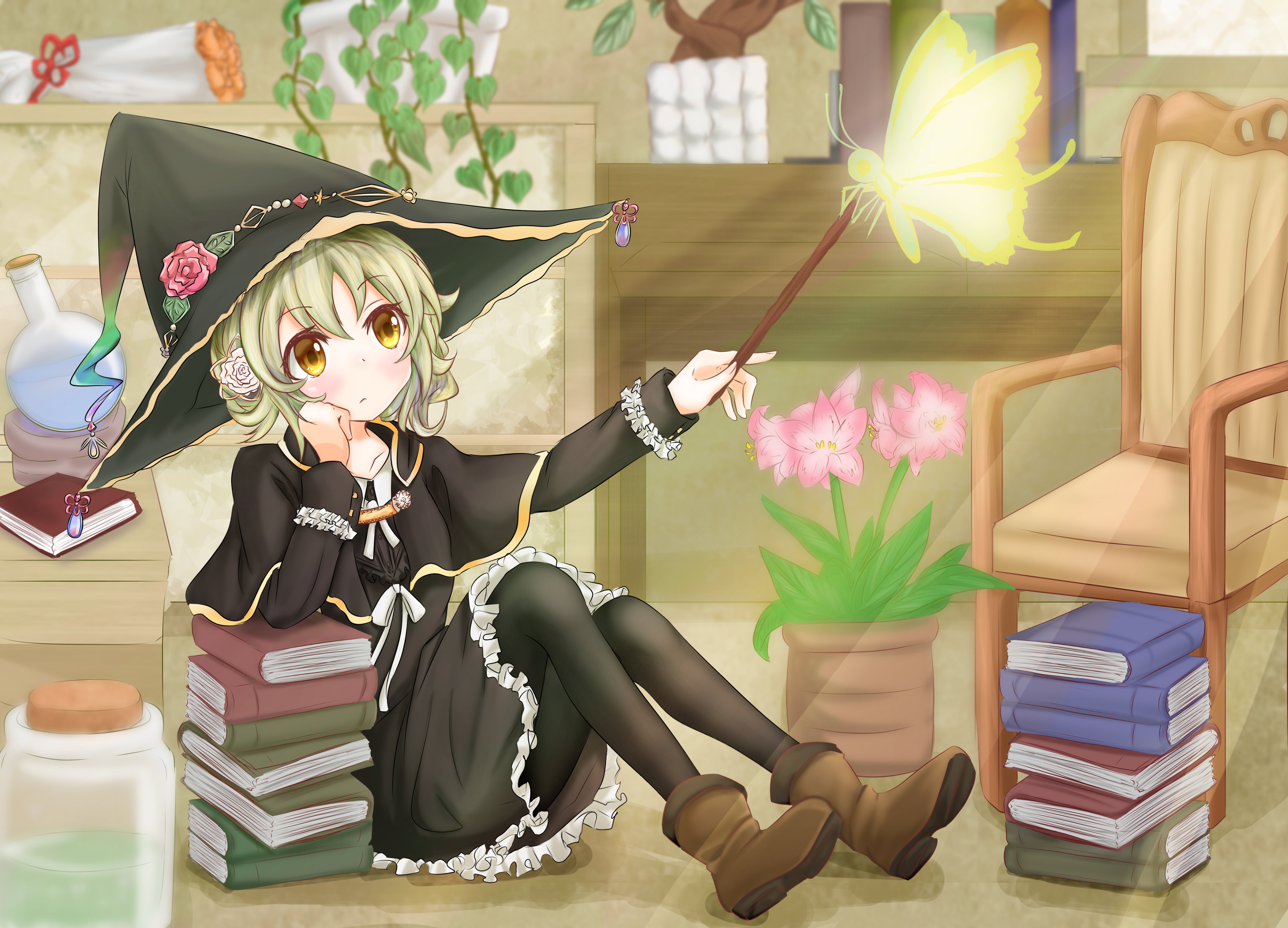 ほたな 魔法使いの女の子 イラスト 創作イラスト イラスト好きな人と繋がりたい T Co Ydnkwnd2xp Twitter
