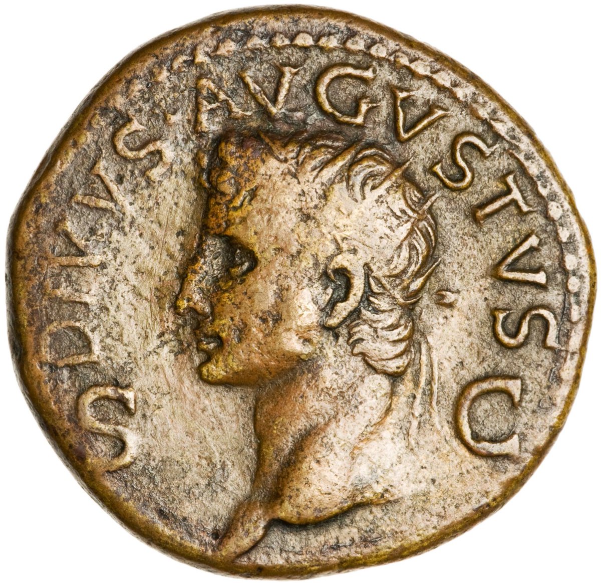 Ancient Coin of the Day: A brass dupondius of Claudius, ca. AD 41-50, commemorating the deification of Livia, the wife of Augustus and grandmother of Claudius.  #ACOTD  #Livia Image: RIC Claudius 101; ANS 1978.27.5. Link -  http://numismatics.org/collection/1978.27.5