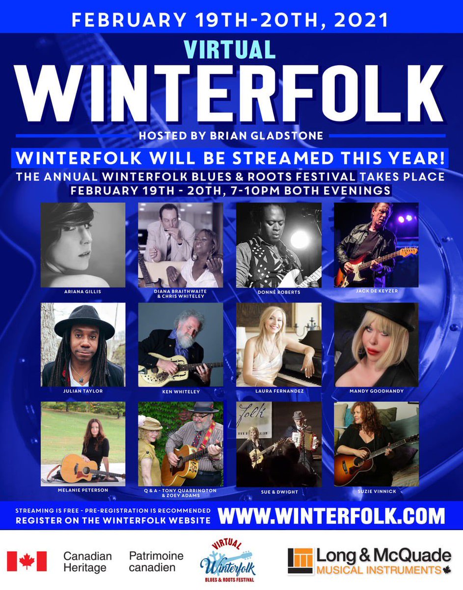 Some friends and I will be performing at #Winterfolk next month @ABetterWorldOrg Join us for some live music online this year. #supportlocal #Livestream #livemusic