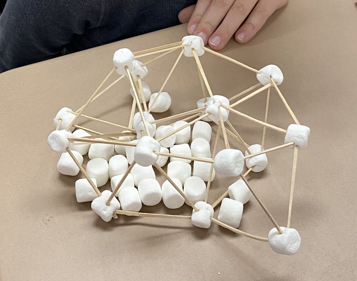 On Friday we got creative with toothpicks and marshmallows! We all made something different! #soaringseahawks