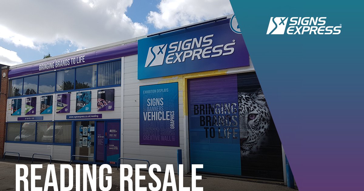SignFranchising's tweet photo. Take a closer look at this excellent #opportunity to acquire a profitable Signs Express #franchise located in #Reading
Established for over 25 years you can hit the ground running from day one thanks to the existing customer base! 
Find out more: https://t.co/PQc0BHtCKY https://t.co/vKifQzEtjp