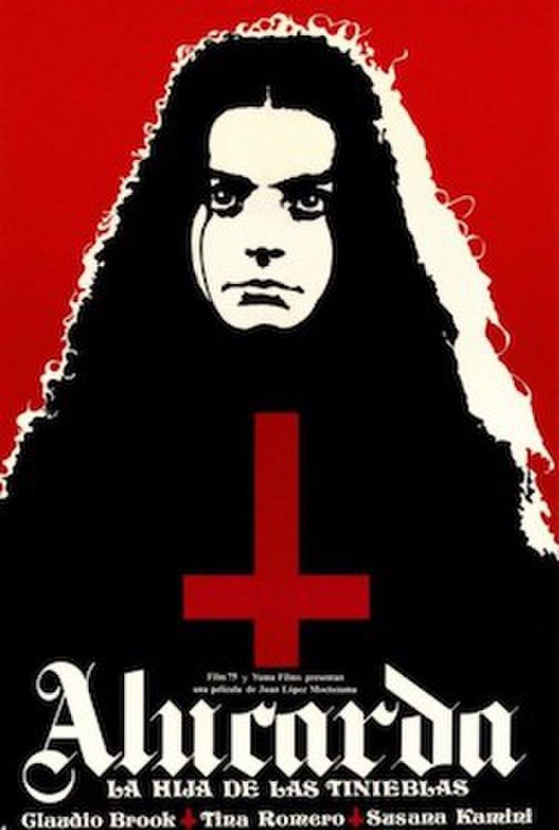 30. ALUCARDA (1977)This Mexican horror is a loose adaptation of Carmilla, with some Dracula thrown in.Add some acid horror visuals, a lot of nunsploitation and devil worship, and you’re on your way for a hell of a movie.Tina Romero is amazing too. #Horror365  #365DaysOfHorror