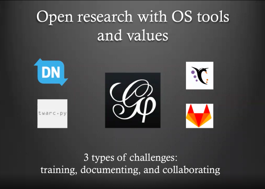 FosdemResearch's tweet photo. FLOSS meets Social Science Research (and lived to tell the tale) don't miss @MayaAndGonzalez's talk next week. Discover how you can implement step by step open science and collaborative practices in your research !
🕑 Feb, 6th  11:55am CET 

https://t.co/4KiKrzt3Df https://t.co/DeG87O4itV