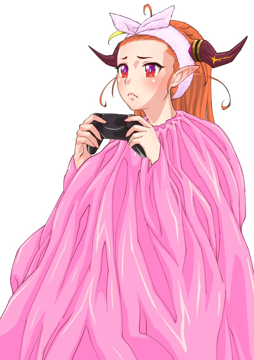 よもぎ蒸しをしながら龍が如くをプレイする会長 みかじ絵 桐生ココ 乳毛pa ほっけ のイラスト