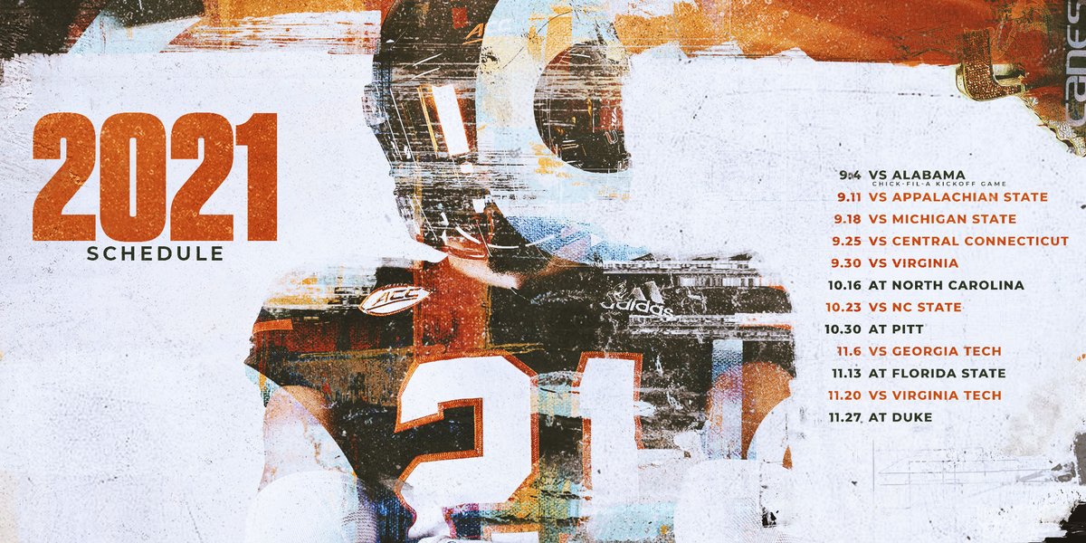 The 2021 schedule is here! 

Get your season tickets today: canes.news/3r3N3WH