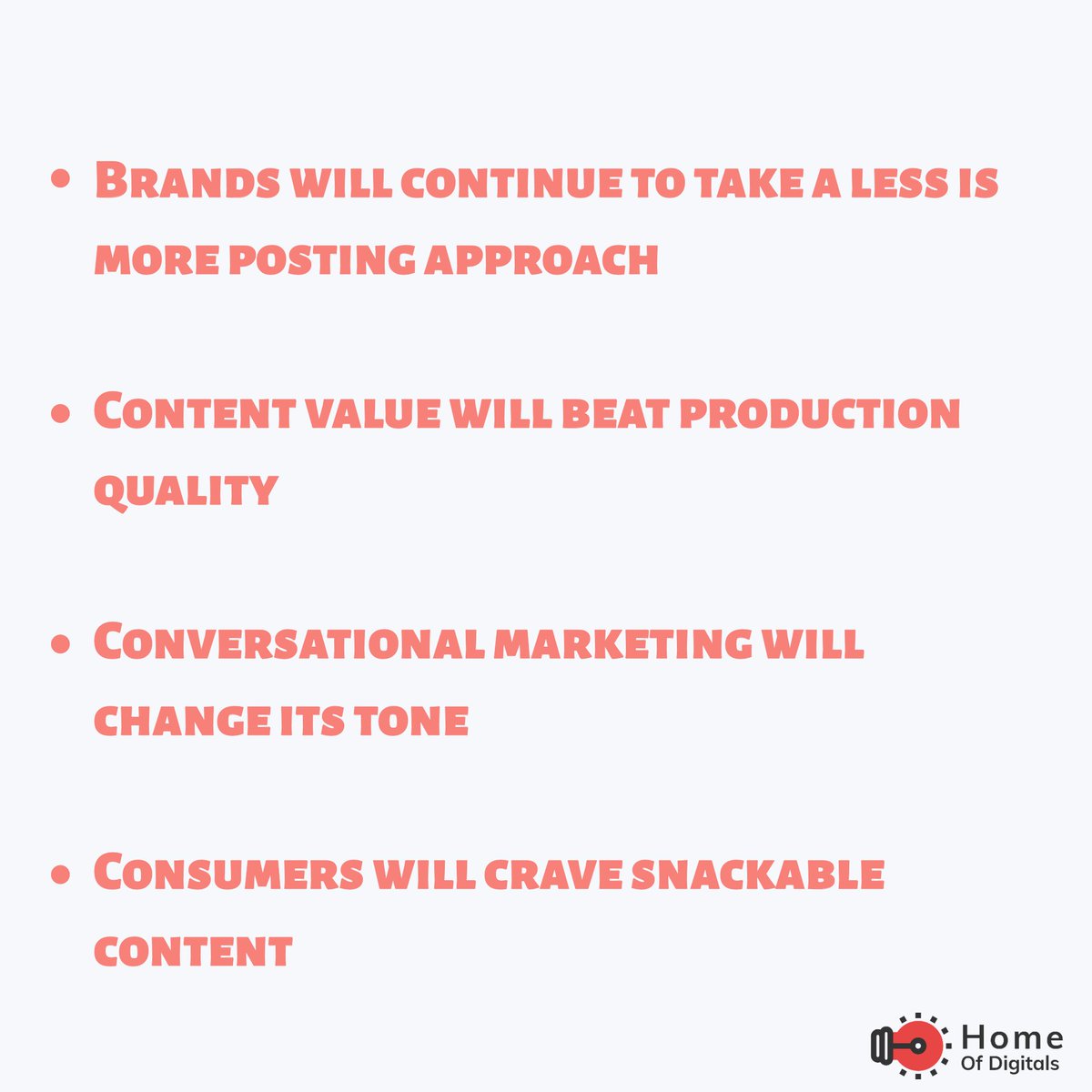 home_digitals's tweet photo. In this post, We will share 4 social media trends to watch in  2021.
#socialmediamarketing #digitalmarketing #socialmedia #marketing #branding #business #marketingdigital #seo #onlinemarketing #contentmarketing  #socialmediamanagement #love #socialmediastrategy #homeofdigitals https://t.co/75onH0UAAU