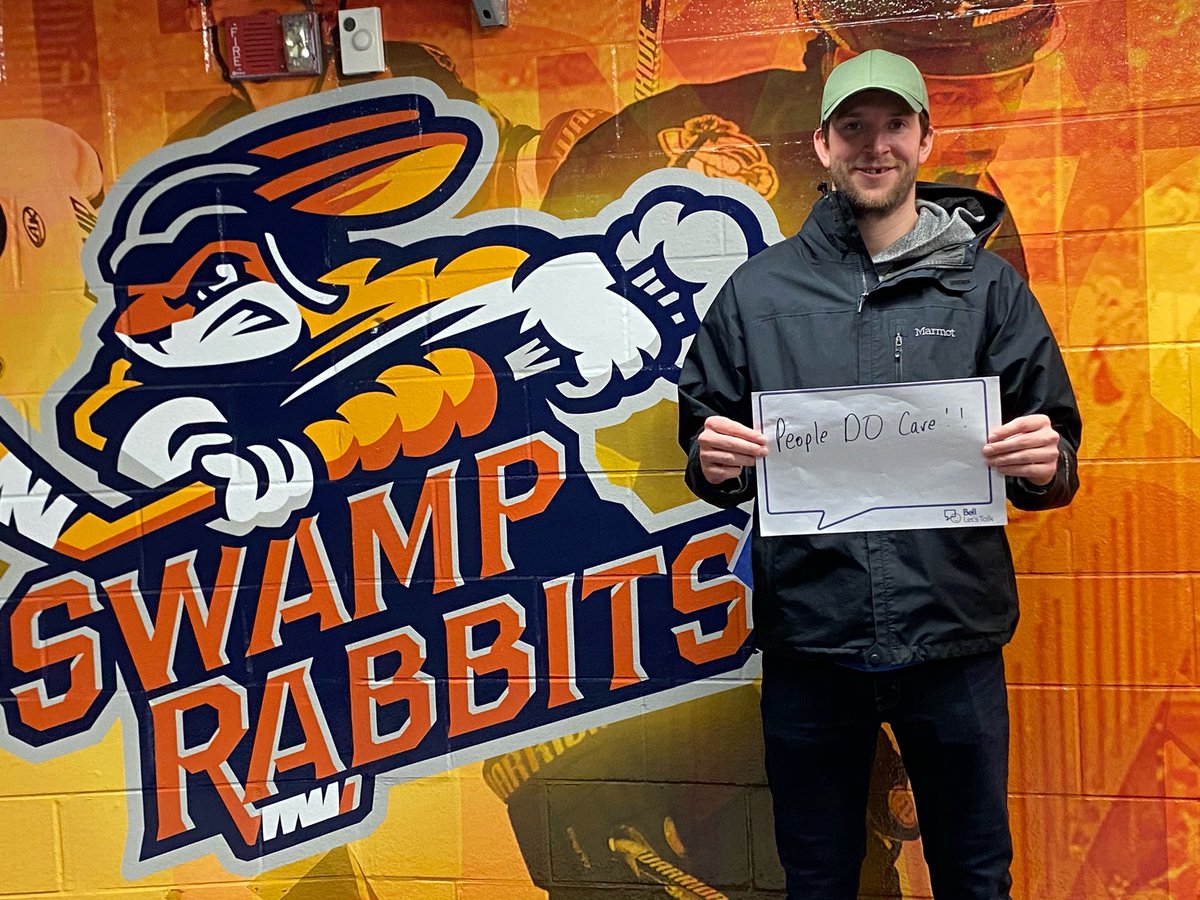 SwampRabbits's tweet image. You are never alone. Not today. Not ever. When you tweet or retweet using the hashtag #BellLetsTalk today, Bell Canada will donate 5 cents towards mental health awareness and advocacy. We join today with our friends in the @ECHL &amp;amp; all across the hockey world to say #BellLetsTalk
