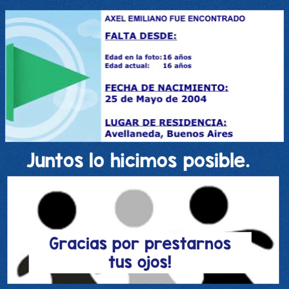 Missing Children Arg tweet media