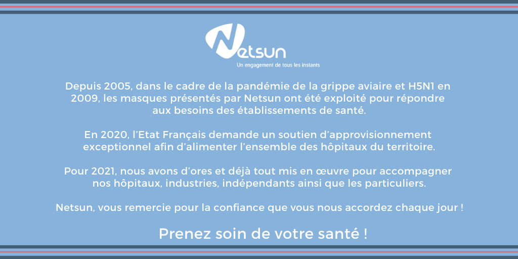 Netsun_FFP2's tweet image. #NETSUN
Un #Masque respiratoire #FFP2 Français !
netsun.fr