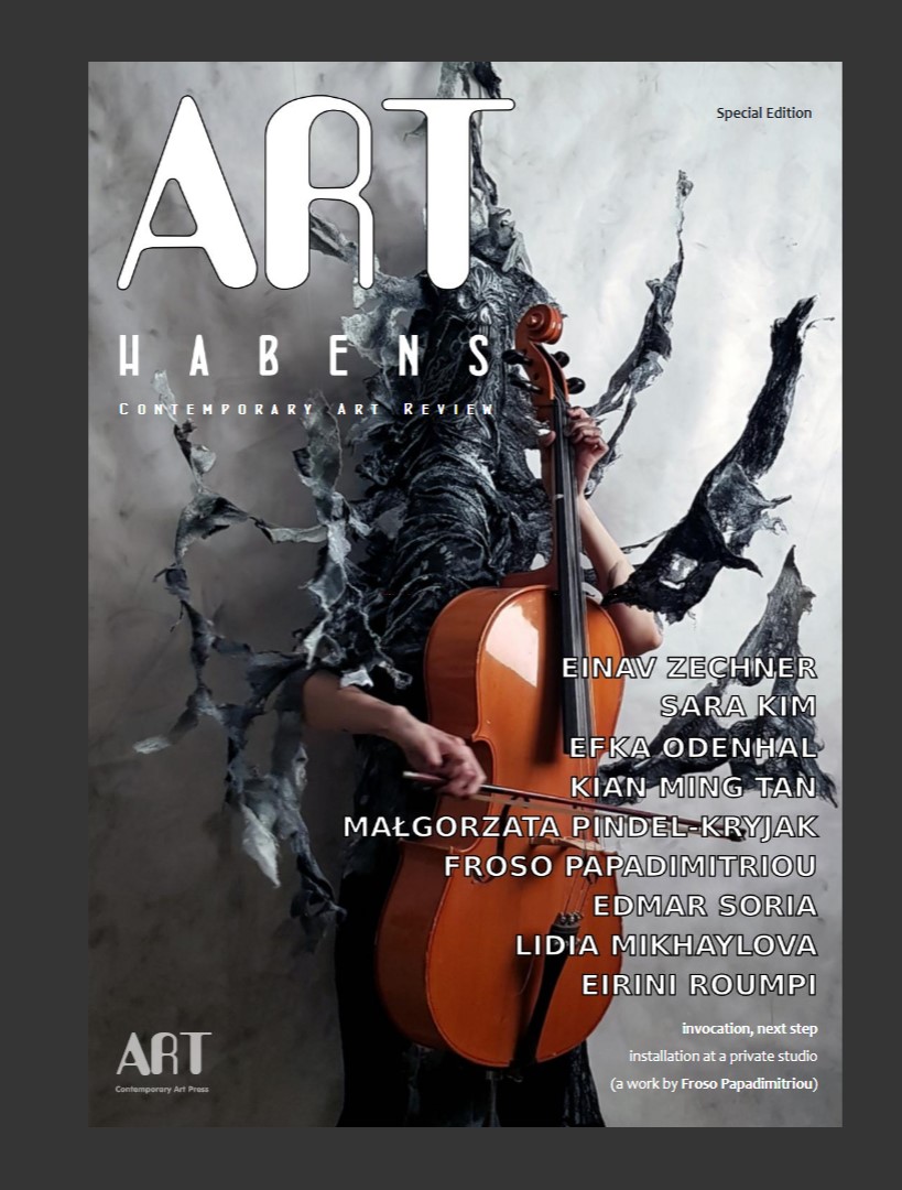 FrosoPapa_'s tweet photo. I am thrilled to share with you my feature in the Biennial Edition of ART Habens magazine and for "Invocation the next step" installtion with Joe FurLong and Zuza Tehanu  as a cover!
Check out the 26 page feature with my works and interview! page 4 
https://t.co/isFwqGnd1X https://t.co/PAn5HsEmNp