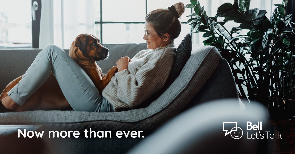 Never has it been more critical to examine our mental health and to commit to a wellness plan that will sustain us through whatever comes next. What will you do on <a href="/Bell_LetsTalk/">Bell Let's Talk</a> day for yourself or a loved one to promote positive mental well-being?

#BellLetsTalk #MentalHealth