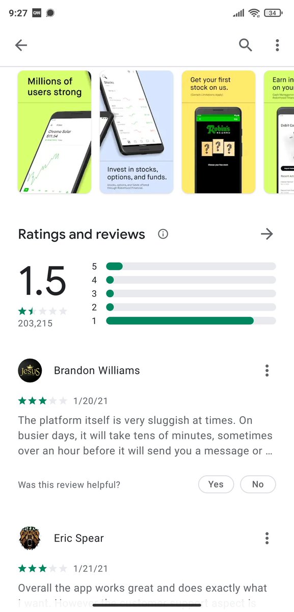 @Moodylikesyou @RobinhoodApp Update: Robinhood now has a 1.5 star rating 🤣🤣🤣