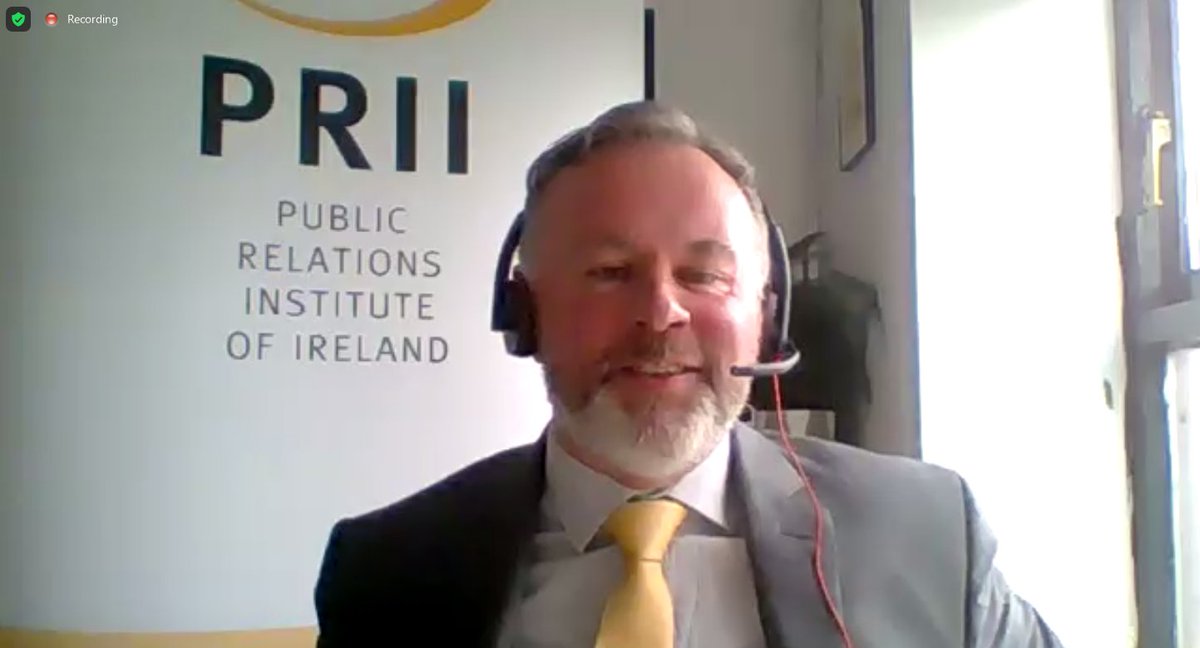 SpringboardCom's tweet photo. We heard from some great speakers at today’s @PRII_ie conference, Pivoting Events Online, including @Patrick_SCSI of the @SCSISurveyors, who emphasised the value of pre-production for ensuring the event runs smoothly – and to never forget the 3 P’s! #PreparePreparePrepare https://t.co/L1VWy253IC