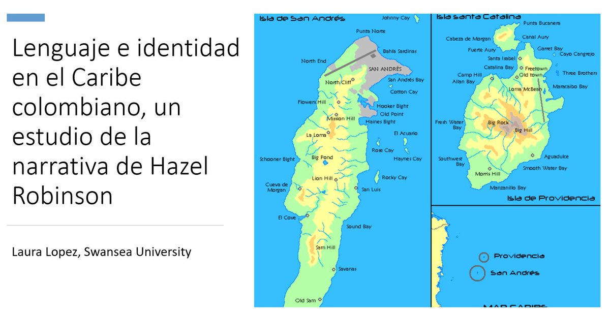 SwanseaUni_LTI's tweet photo. And our own Laura López presenting on “Lenguaje e identidad en el Caribe colombiano, un estudio de la narrativa de Hazel Robinson” #PGR #CEPSAMConf “Current Trends in Research on #Spain, #Portugal and #LatinAmerica” @COAHPGR https://t.co/a2ke6Oz5Ve