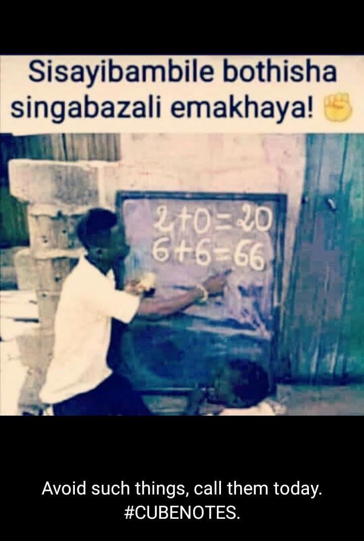 Avoid such let us help you and your child. With quality tutors and learner specific tutoring we guarantee improved results 📚🤓

📞 +27 76 751 1548
📩info@cubenotes.co.za