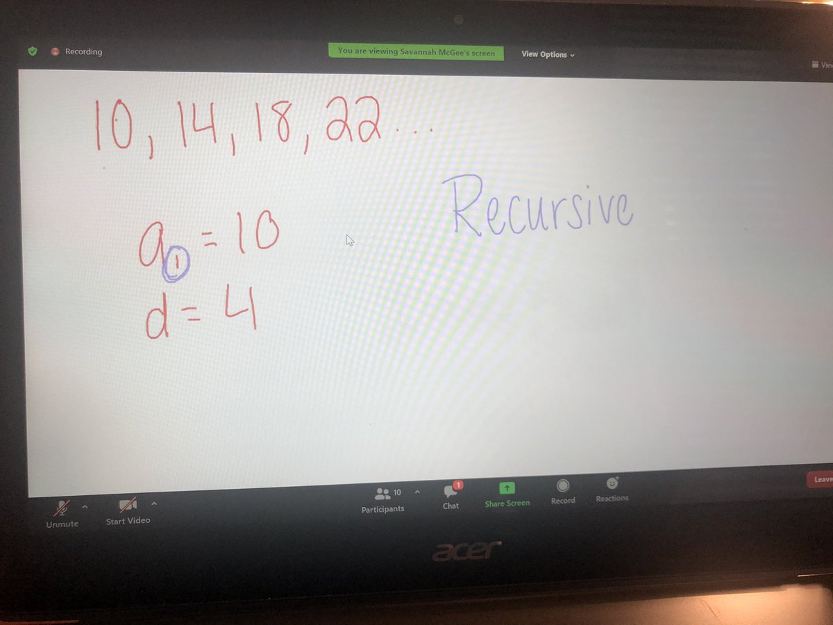 DanaElrod's tweet image. Savannah McGee had an awesome Algebra A lesson this morning. Great job keeping the students engaged and learning virtually. Thank you for your hard work and dedication. @SCHS_Patriots  #choiceboards #digitalnotebooks #formativeassessments #immediatefeedback #engagement #modeling