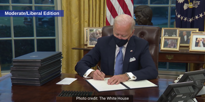 2020brief's tweet photo. [Liberal Edition]
Biden using executive orders to quickly undo Trump

Learn more:
https://t.co/NksuKYvWAz

#2020uselection #Election2020 #Elections2020 https://t.co/dcZWU0mSsS
