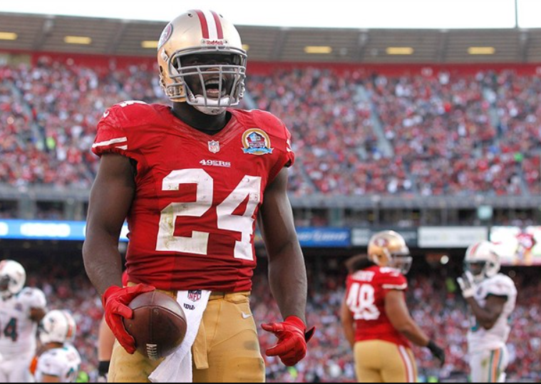 RZStephenASmith's tweet photo. Gerald Blaylock (SF) - 355 touches, 2,195 yards, 27 TD
Jonathan Taylor (IND) - 359 touches, 2,127 yards, 14 TD

Two of the best dual threat RBs in the league, one for each conference... 

Blay-is-a-lock for S66 OPOY! https://t.co/KHjai1ds58